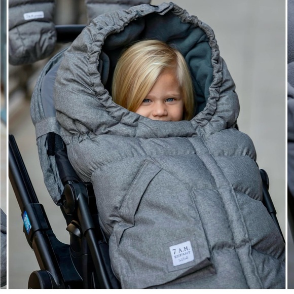 7am Enfant Blanket 212 Heather Grey like new - Picture 8 of 13